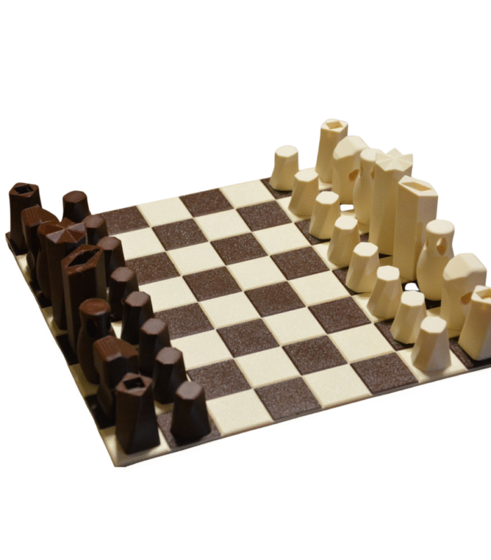 Minimalist chess set
