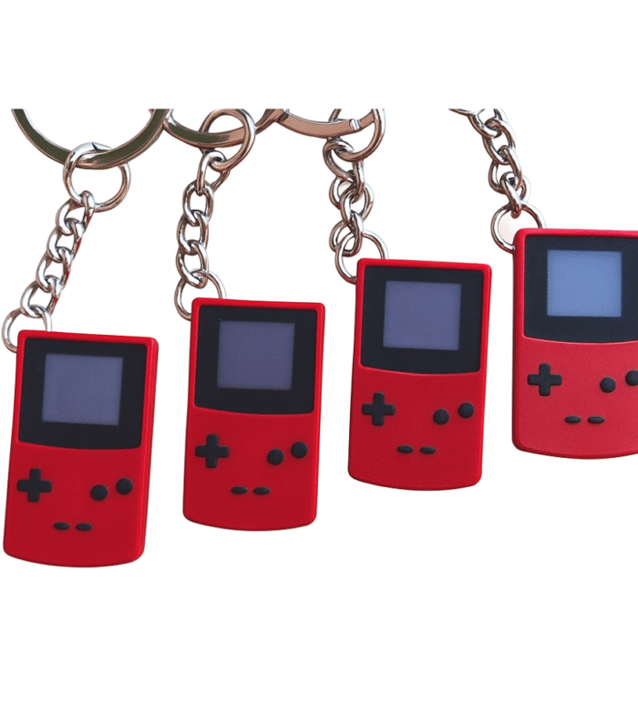 Retro Game Console Keychain