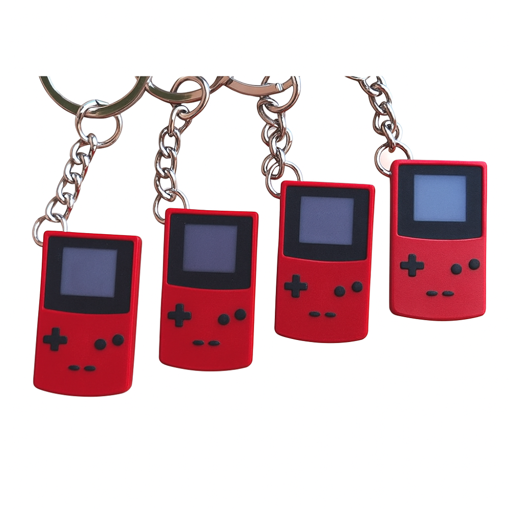 Retro Game Console Keychain