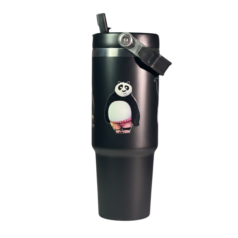 Thicc Panda" Insulated Tumbler
