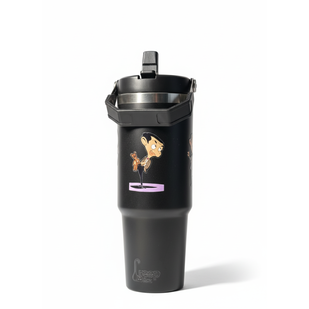 Creep Box" Mr. Bean & Teddy Insulated Tumbler