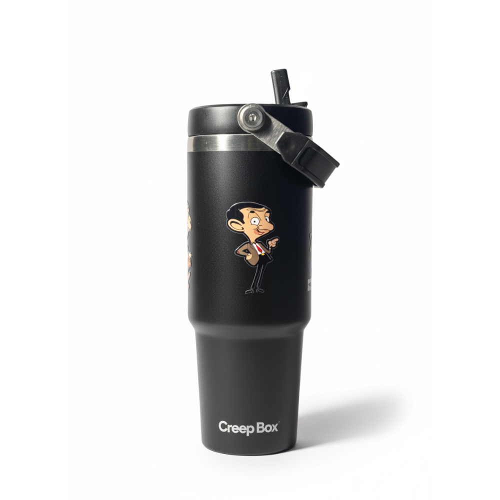 Creep Box" Mr. Bean & Teddy Insulated Tumbler