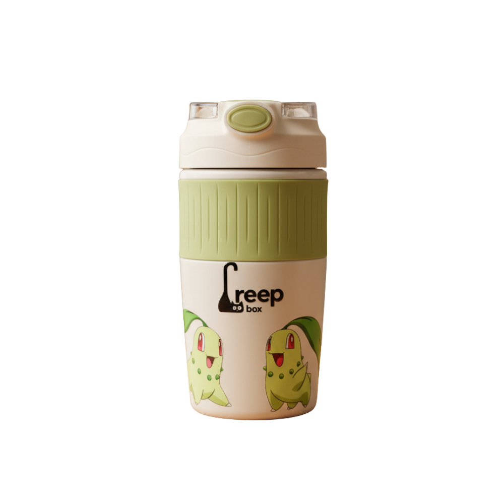 Green Pokémon Chikorita Sipper – CreepBox Edition