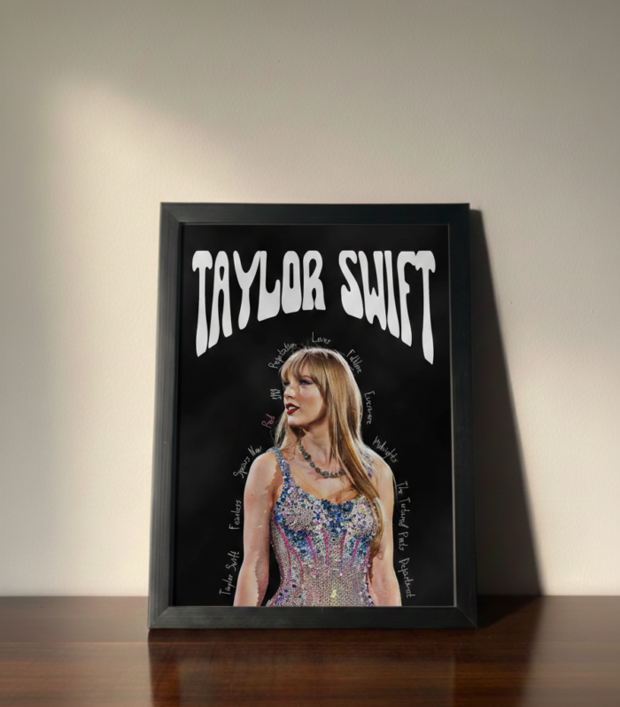 Taylor Swift Era Tribute Metal Poster – Concert Edition