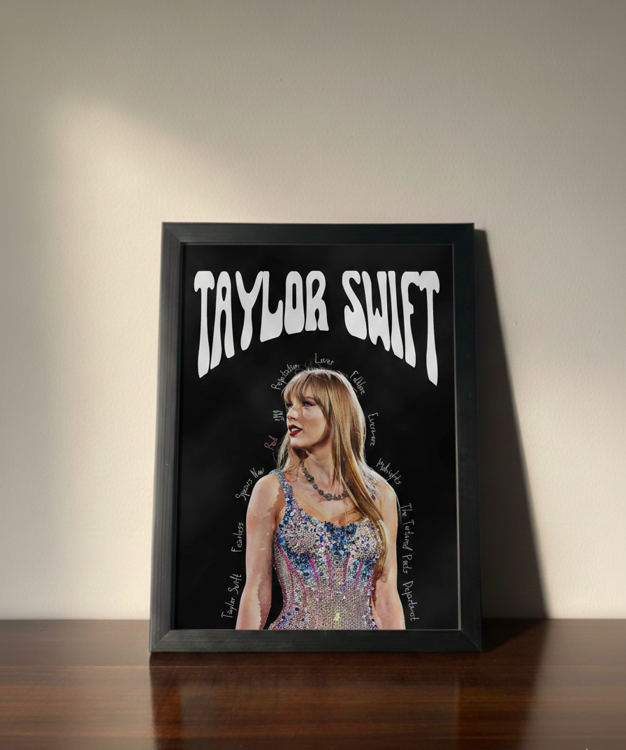 Taylor Swift Era Tribute Metal Poster – Concert Edition