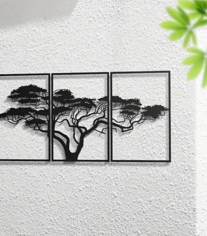 Eternal Roots 3D Triptych Wall Art