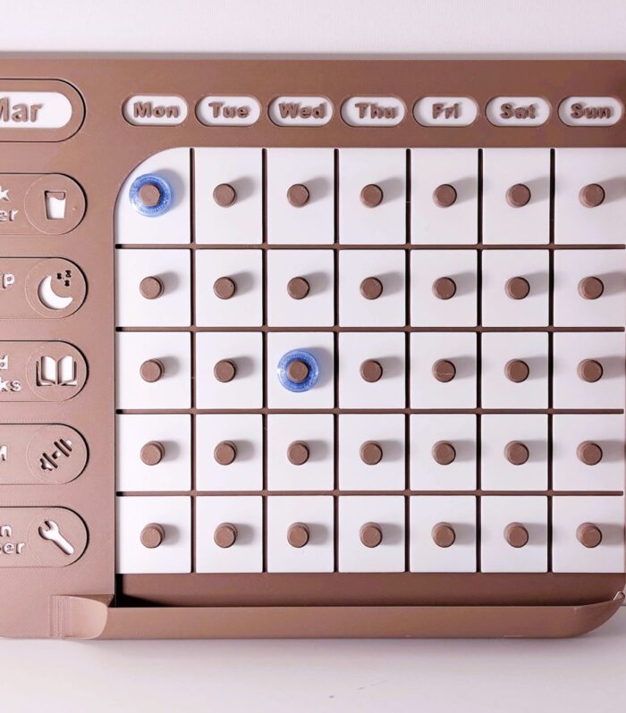 The HabitGrid: Modular 3D-Printed Interactive Habit Tracker