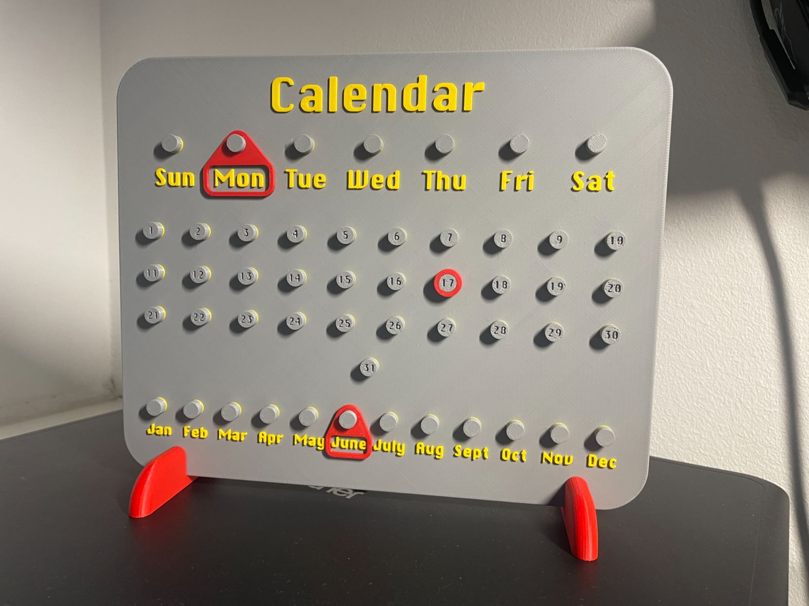 The Infinite Horizon: 3D-Printed Perpetual Peg Calendar