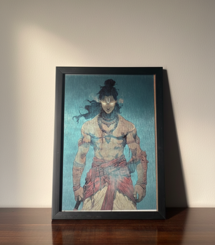 Lord Rama – Divine Warrior A4 Metal Poster