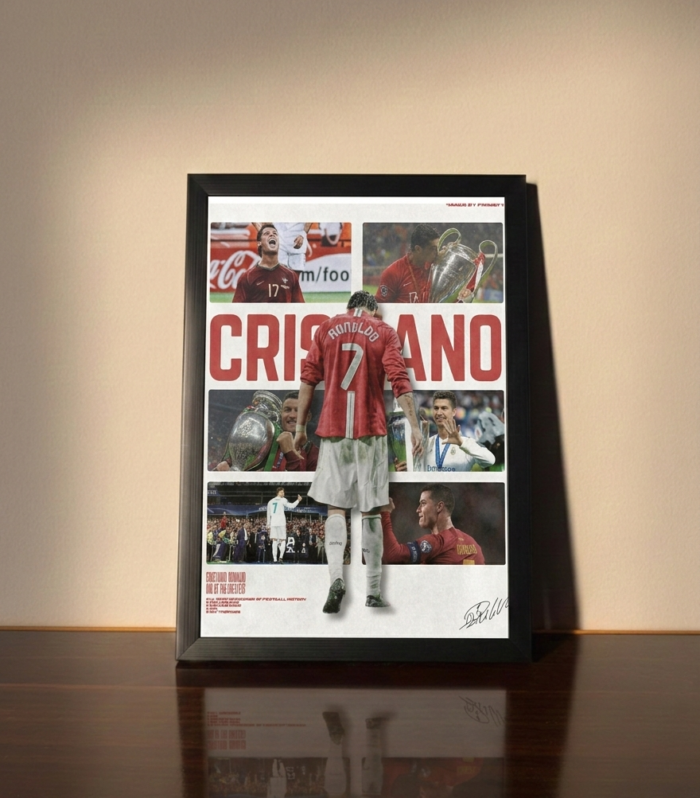 The Legacy of CR7 – A4 Metal Collector’s Poster