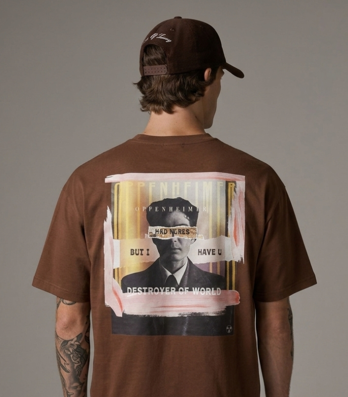 Oppenheimer “Destroyer of Worlds” Graphic Oversized T-Shirt