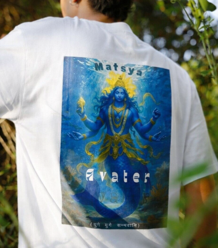 Matsya Avatar Divine Graphic T-Shirt